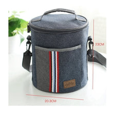 Load image into Gallery viewer, Denim Thermal Lunch bag
