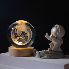 Load image into Gallery viewer, Luminous 3D Glowing Crystal Globe
