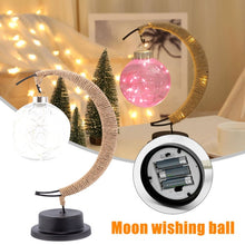 Загрузить изображение в средство просмотра галереи, LED Moon Sepak Takraw Lamp Line Rattan Handmade Hemp Rope
