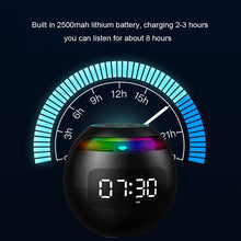 Load image into Gallery viewer, Mini Wireless Bluetooth Sound box with LED Alarm Display
