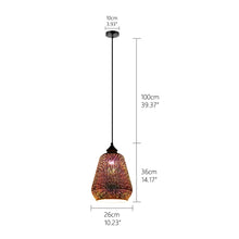 Load image into Gallery viewer, Modern 3D Colorful Nordic Starry Sky Hanging Glass Pendant Lamp
