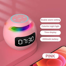 Load image into Gallery viewer, Mini Wireless Bluetooth Sound box with LED Alarm Display
