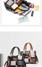 Загрузить изображение в средство просмотра галереи, Designer Plaid Shoulder Bag
