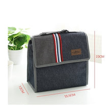 Load image into Gallery viewer, Denim Thermal Lunch bag
