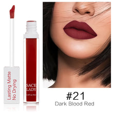 Загрузить изображение в средство просмотра галереи, SACE LADY Long Lasting Lipstick Make Up Matte Liquid Lip Stick Non Drying Makeup Nude Red Pigment Waterproof 23 Colors Cosmetic
