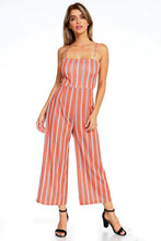 Загрузить изображение в средство просмотра галереи, Women&#39;s Stripe Sleeveless Jumpsuit
