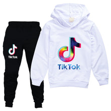 Загрузить изображение в средство просмотра галереи, Tik Tok Hoodie &amp; Sweatpants Girl Clothing 7-16 yrs

