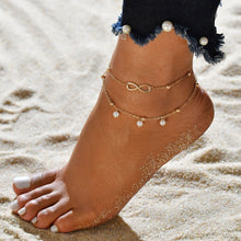 Загрузить изображение в средство просмотра галереи, Female Bohemian Shell Heart For Women Ankle Bracelets
