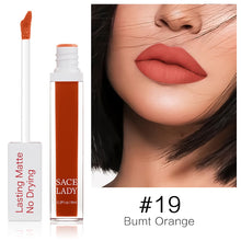 Загрузить изображение в средство просмотра галереи, SACE LADY Long Lasting Lipstick Make Up Matte Liquid Lip Stick Non Drying Makeup Nude Red Pigment Waterproof 23 Colors Cosmetic
