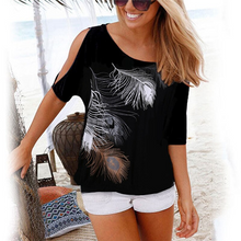 Загрузить изображение в средство просмотра галереи, Feather Print T-shirt

