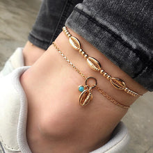 Загрузить изображение в средство просмотра галереи, Female Bohemian Shell Heart For Women Ankle Bracelets
