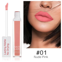 Загрузить изображение в средство просмотра галереи, SACE LADY Long Lasting Lipstick Make Up Matte Liquid Lip Stick Non Drying Makeup Nude Red Pigment Waterproof 23 Colors Cosmetic
