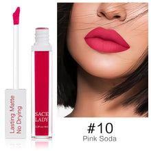 Загрузить изображение в средство просмотра галереи, SACE LADY Long Lasting Lipstick Make Up Matte Liquid Lip Stick Non Drying Makeup Nude Red Pigment Waterproof 23 Colors Cosmetic
