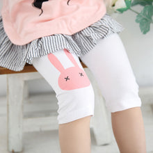 Загрузить изображение в средство просмотра галереи, Girls Kids Knee Length Elastic Cotton Pants
