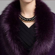 Load image into Gallery viewer, Autumn Fur Cashmere Cardigan Poncho
