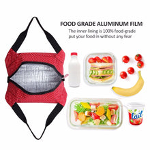 Load image into Gallery viewer, Portable Insulated Canvas Lunch Bag

