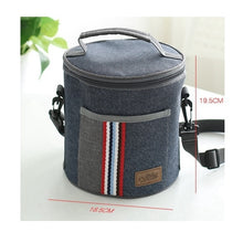 Load image into Gallery viewer, Denim Thermal Lunch bag
