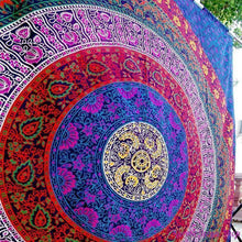 Load image into Gallery viewer, Colorful Mandala Tapestry
