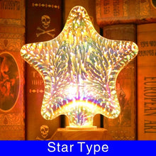Load image into Gallery viewer, 3D Decorative LED E27 6W Light Bulb
