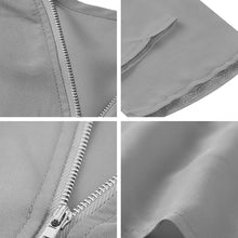 Загрузить изображение в средство просмотра галереи, Fashion Ladies Top Zipper Chiffon
