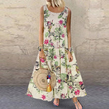 Загрузить изображение в средство просмотра галереи, Floral Print Bohemian Casual Dress
