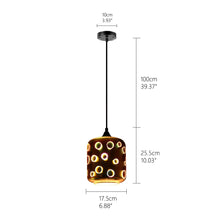 Load image into Gallery viewer, Modern 3D Colorful Nordic Starry Sky Hanging Glass Pendant Lamp

