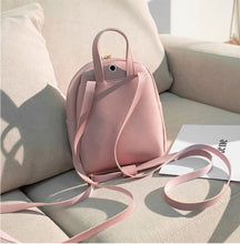 Load image into Gallery viewer, Women&#39;s Mini Backpack Luxury PU Leather
