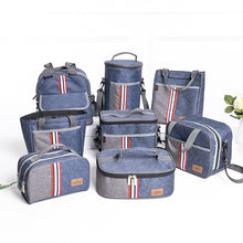 Load image into Gallery viewer, Denim Thermal Lunch bag
