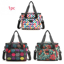 Load image into Gallery viewer, Thermal Double Layer Portable/Picnic Shoulder Lunch Box
