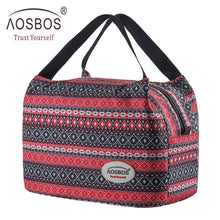 Load image into Gallery viewer, Portable Insulated Canvas Lunch Bag
