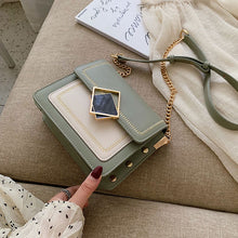 Load image into Gallery viewer, Chain Pu Leather Crossbody Bag
