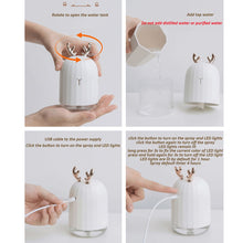 Загрузить изображение в средство просмотра галереи, High Quality 220ML Ultrasonic LED Air Humidifier
