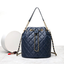 Загрузить изображение в средство просмотра галереи, YILINSA New Women Cylindrical Sheepskin Genuine Leather Top Handle Bags Fashion Large Capacity Designer Female Messenger Bag
