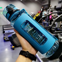 Загрузить изображение в средство просмотра галереи, UZSPACE Sports Water Bottles Gym Leak-proof Drop-proof Portable Shaker Outdoor Travel Kettle Plastic Drink Water Bottle BPA Free
