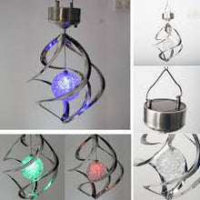 Load image into Gallery viewer, LED Color Changing Solar Wind Chime Light
