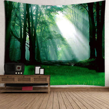 Загрузить изображение в средство просмотра галереи, Wall tapestry Mountain Tapestry Forest Tree Sunset Tapestry Nature Landscape Tapestry Wall Hanging For Room tapestries decor
