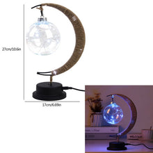 Загрузить изображение в средство просмотра галереи, LED Moon Sepak Takraw Lamp Line Rattan Handmade Hemp Rope
