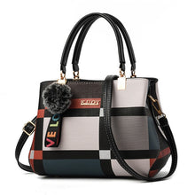 Загрузить изображение в средство просмотра галереи, Designer Plaid Shoulder Bag
