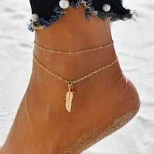 Загрузить изображение в средство просмотра галереи, Female Bohemian Shell Heart For Women Ankle Bracelets

