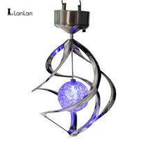 Load image into Gallery viewer, LED Color Changing Solar Wind Chime Light
