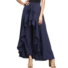 Загрузить изображение в средство просмотра галереи, Elegant High Waist Palazzo Pants Drawstring skirt

