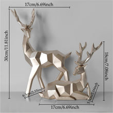 Load image into Gallery viewer, Reindeer Figurines Sculpture
