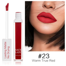 Загрузить изображение в средство просмотра галереи, SACE LADY Long Lasting Lipstick Make Up Matte Liquid Lip Stick Non Drying Makeup Nude Red Pigment Waterproof 23 Colors Cosmetic
