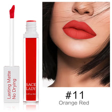 Загрузить изображение в средство просмотра галереи, SACE LADY Long Lasting Lipstick Make Up Matte Liquid Lip Stick Non Drying Makeup Nude Red Pigment Waterproof 23 Colors Cosmetic
