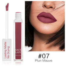 Загрузить изображение в средство просмотра галереи, SACE LADY Long Lasting Lipstick Make Up Matte Liquid Lip Stick Non Drying Makeup Nude Red Pigment Waterproof 23 Colors Cosmetic
