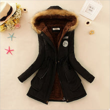 Load image into Gallery viewer, Parka coat with Hooded fur for Her
