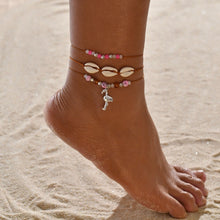 Загрузить изображение в средство просмотра галереи, Female Bohemian Shell Heart For Women Ankle Bracelets
