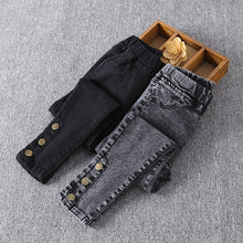 Загрузить изображение в средство просмотра галереи, Fashion Jeans for  Girls Elastic Waist Denim
