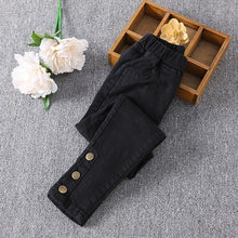 Загрузить изображение в средство просмотра галереи, Fashion Jeans for  Girls Elastic Waist Denim
