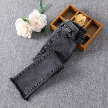 Загрузить изображение в средство просмотра галереи, Fashion Jeans for  Girls Elastic Waist Denim
